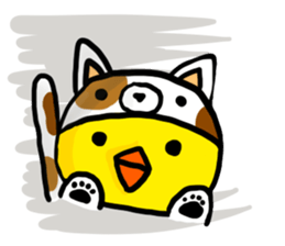 Headdress dog English version sticker #948711