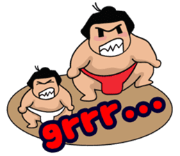 Sumo Dad and Sumo Son - English sticker #949169