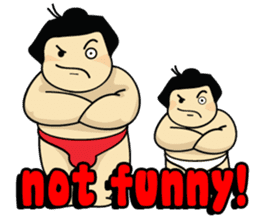 Sumo Dad and Sumo Son - English sticker #949172