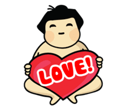 Sumo Dad and Sumo Son - English sticker #949202