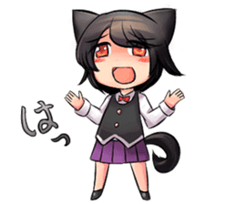 beast ear girl Sticker sticker #949465