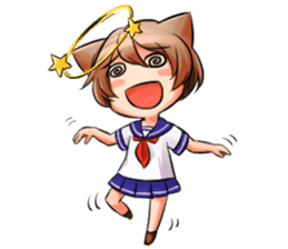 beast ear girl Sticker sticker #949474