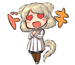 beast ear girl Sticker sticker #949476