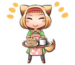 beast ear girl Sticker sticker #949481