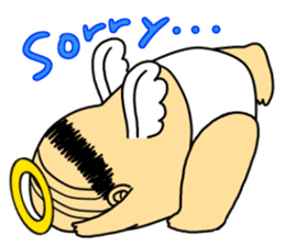 Life with middle-aged angel sticker #949852