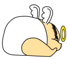 Life with middle-aged angel sticker #949854