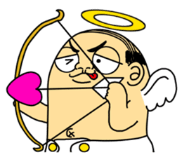 Life with middle-aged angel sticker #949855