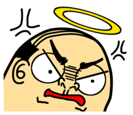 Life with middle-aged angel sticker #949858