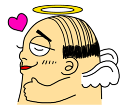 Life with middle-aged angel sticker #949876