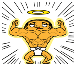 Life with middle-aged angel sticker #949878