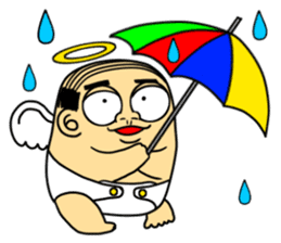 Life with middle-aged angel sticker #949880