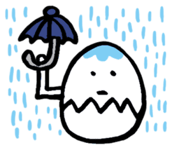 Funny Egg Characters sticker #950109
