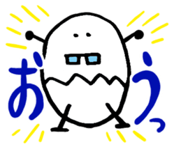 Funny Egg Characters sticker #950116
