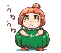 Pumpkin Girl sticker #950371