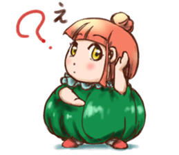 Pumpkin Girl sticker #950374