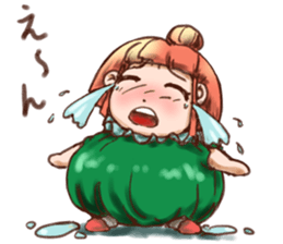 Pumpkin Girl sticker #950382