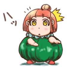 Pumpkin Girl sticker #950388