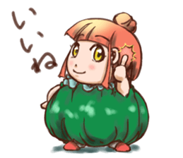 Pumpkin Girl sticker #950390