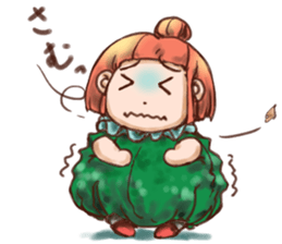 Pumpkin Girl sticker #950394