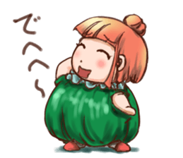 Pumpkin Girl sticker #950395