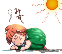 Pumpkin Girl sticker #950403