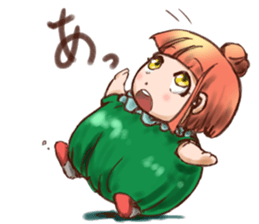 Pumpkin Girl sticker #950405