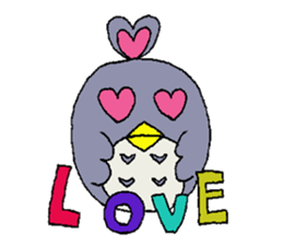 owl leisurely sticker sticker #950492