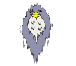 owl leisurely sticker sticker #950510