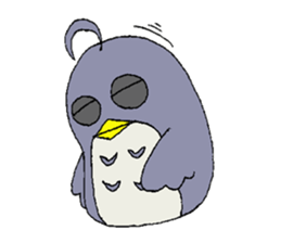 owl leisurely sticker sticker #950511