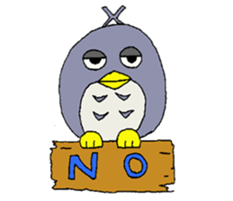 owl leisurely sticker sticker #950525