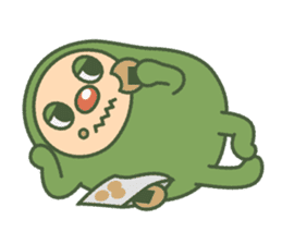 Green mameta2 sticker #951126