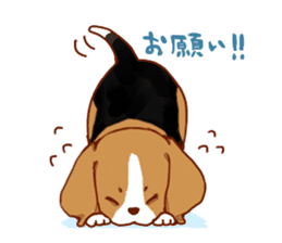 Beagle puppies sticker #951732