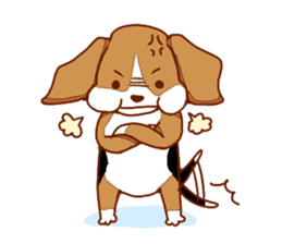 Beagle puppies sticker #951733