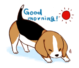 Beagle puppies sticker #951735