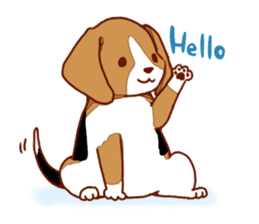Beagle puppies sticker #951737