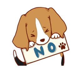 Beagle puppies sticker #951739