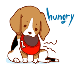 Beagle puppies sticker #951743