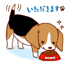 Beagle puppies sticker #951745