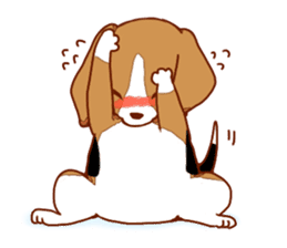 Beagle puppies sticker #951748