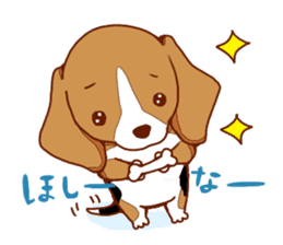 Beagle puppies sticker #951749