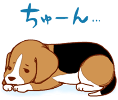 Beagle puppies sticker #951754