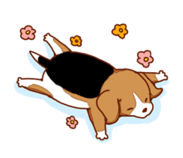 Beagle puppies sticker #951756