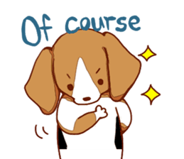 Beagle puppies sticker #951759
