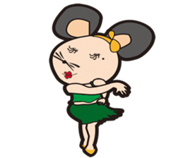 Rebel Mouse & Cat sticker #951954