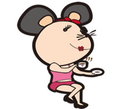 Rebel Mouse & Cat sticker #951958