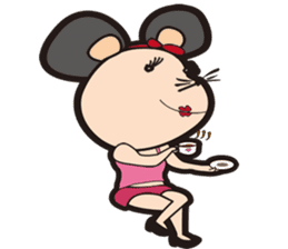 Rebel Mouse & Cat sticker #951958
