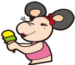 Rebel Mouse & Cat sticker #951960