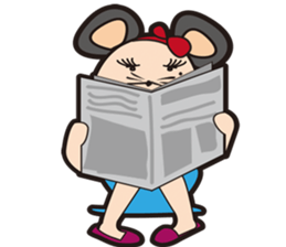 Rebel Mouse & Cat sticker #951961