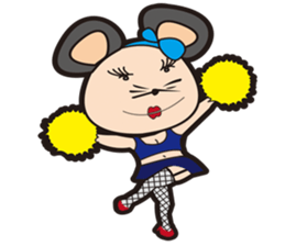 Rebel Mouse & Cat sticker #951962