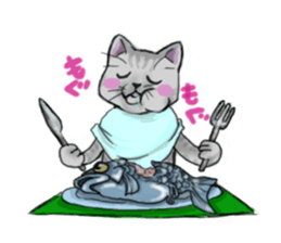 tabby cat sticker #951974